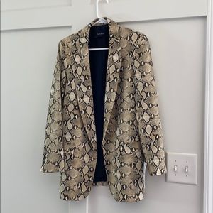 Zara sneak print blazer